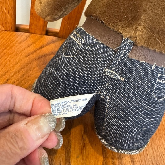 π 6/$60 8.5" Smokey The Bear Plush Doll Ibtt Bon Ton Wild Fire Fighter Vintage - Picture 4 of 6